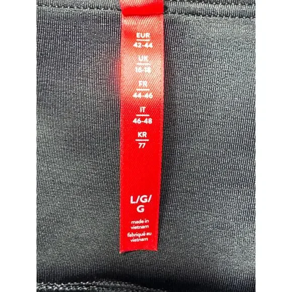 Spanx Women's Pull On Black Faux Leather Leggings - Size L - Picture 5 of 7